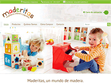 Tablet Screenshot of maderitas.cl